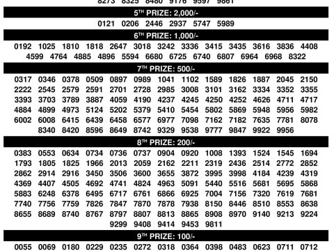 Kerala Lottery Result DhanaLekshmi DL29 3 December 2025